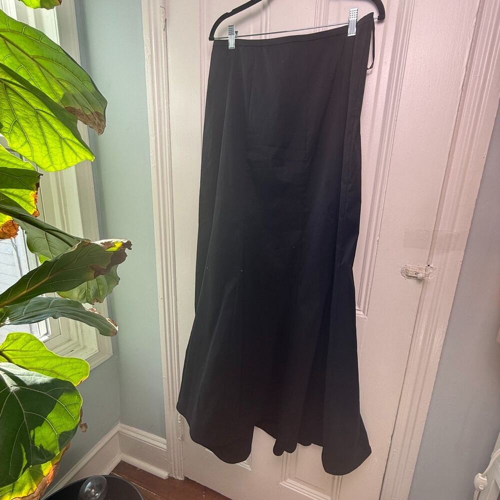 Tadashi Shoji Black Mermaid Maxi Skirt Formalwear Party Womens Size 14 Evening